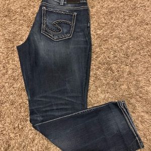 Silver Suki Midrise Slim Jeans